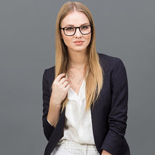 Load image into Gallery viewer, Black Wayfarer Full Rim Unisex Eyeglasses by Vincent Chase Online-119932