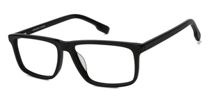 Black Rectangle Full Rim Unisex Eyeglasses by Vincent Chase Online-119956