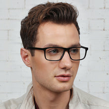 Load image into Gallery viewer, Black Rectangle Full Rim Unisex Eyeglasses by Vincent Chase Online-119956