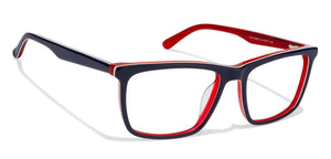 Blue Rectangle Full Rim Unisex Eyeglasses by Vincent Chase Online-119970