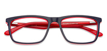 Load image into Gallery viewer, Blue Rectangle Full Rim Unisex Eyeglasses by Vincent Chase Online-119970