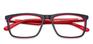 Blue Rectangle Full Rim Unisex Eyeglasses by Vincent Chase Online-119970