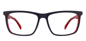 Blue Rectangle Full Rim Unisex Eyeglasses by Vincent Chase Online-119970