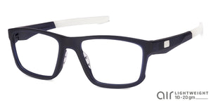 Blue Rectangle Full Rim Unisex Eyeglasses by Lenskart Air Online-120199