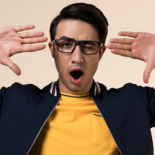 Load image into Gallery viewer, Blue Rectangle Full Rim Unisex Eyeglasses by Lenskart Air Online-120199