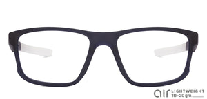 Blue Rectangle Full Rim Unisex Eyeglasses by Lenskart Air Online-120199
