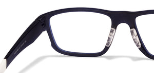 Blue Rectangle Full Rim Unisex Eyeglasses by Lenskart Air Online-120199
