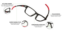 Load image into Gallery viewer, Black Rectangle Full Rim Unisex Eyeglasses by Lenskart Air Online-120208