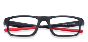 Black Rectangle Full Rim Unisex Eyeglasses by Lenskart Air Online-120208