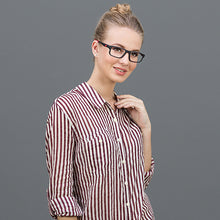 Load image into Gallery viewer, Black Rectangle Full Rim Unisex Eyeglasses by Lenskart Air Online-120208