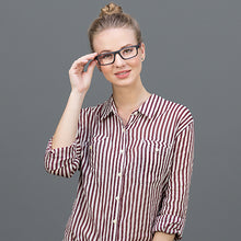 Load image into Gallery viewer, Black Rectangle Full Rim Unisex Eyeglasses by Lenskart Air Online-120208