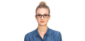 Grey Rectangle Full Rim Unisex Eyeglasses by Lenskart Air Online-120212