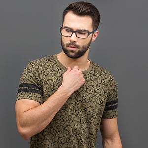 Grey Rectangle Full Rim Unisex Eyeglasses by Lenskart Air Online-120212