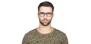 Grey Rectangle Full Rim Unisex Eyeglasses by Lenskart Air Online-120212