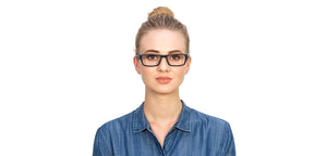 Black Rectangle Full Rim Unisex Eyeglasses by Lenskart Air Online-120213