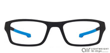 Load image into Gallery viewer, Black Rectangle Full Rim Unisex Eyeglasses by Lenskart Air Online-120213