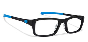 Black Rectangle Full Rim Unisex Eyeglasses by Lenskart Air Online-120213
