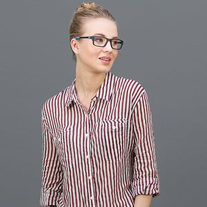 Black Rectangle Full Rim Unisex Eyeglasses by Lenskart Air Online-120213