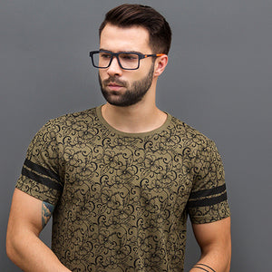 Blue Rectangle Full Rim Unisex Eyeglasses by Lenskart Air Online-120218