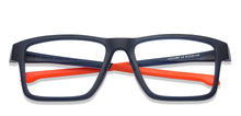 Load image into Gallery viewer, Blue Rectangle Full Rim Unisex Eyeglasses by Lenskart Air Online-120218