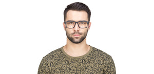 Blue Rectangle Full Rim Unisex Eyeglasses by Lenskart Air Online-120218