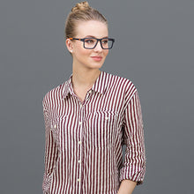 Load image into Gallery viewer, Blue Rectangle Full Rim Unisex Eyeglasses by Lenskart Air Online-120218