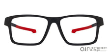 Load image into Gallery viewer, Black Rectangle Full Rim Unisex Eyeglasses by Lenskart Air Online-120224