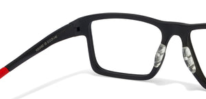 Black Rectangle Full Rim Unisex Eyeglasses by Lenskart Air Online-120224