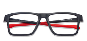Black Rectangle Full Rim Unisex Eyeglasses by Lenskart Air Online-120224