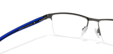 Load image into Gallery viewer, Grey Rectangle Half Rim Unisex Eyeglasses by Lenskart Air Online-120244