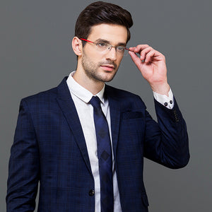 Black Rectangle Half Rim Unisex Eyeglasses by Lenskart Air Online-120144