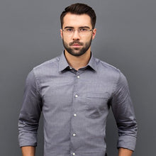 Load image into Gallery viewer, Black Rectangle Rimless Unisex Eyeglasses by Lenskart Air Online-120171