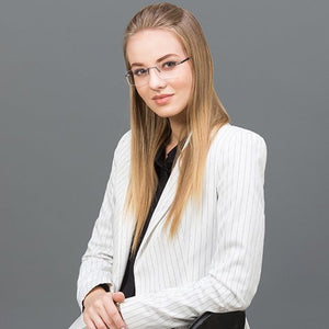 Black Rectangle Rimless Unisex Eyeglasses by Lenskart Air Online-120171