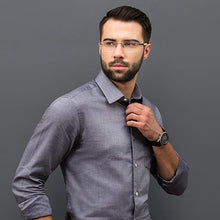 Load image into Gallery viewer, Black Rectangle Rimless Unisex Eyeglasses by Lenskart Air Online-120175