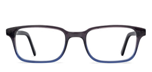 Blue Rectangle Full Rim Unisex Eyeglasses by Vincent Chase-130270