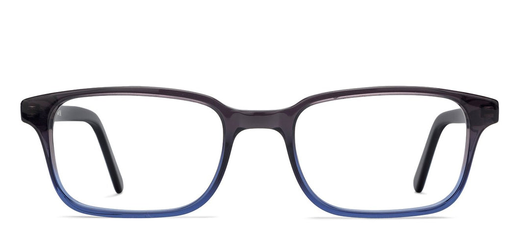 Blue Rectangle Full Rim Unisex Eyeglasses by Vincent Chase-130270