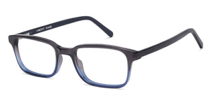 Blue Rectangle Full Rim Unisex Eyeglasses by Vincent Chase-130270