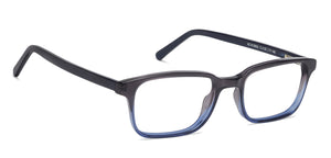Blue Rectangle Full Rim Unisex Eyeglasses by Vincent Chase-130270
