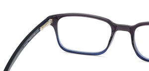 Blue Rectangle Full Rim Unisex Eyeglasses by Vincent Chase-130270
