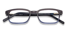 Load image into Gallery viewer, Blue Rectangle Full Rim Unisex Eyeglasses by Vincent Chase-130270