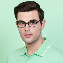 Load image into Gallery viewer, Blue Rectangle Full Rim Unisex Eyeglasses by Vincent Chase-130270