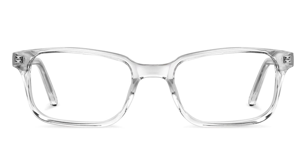 Transparent Rectangle Full Rim Unisex Eyeglasses by Vincent Chase-149190