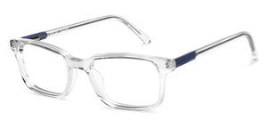Transparent Rectangle Full Rim Unisex Eyeglasses by Vincent Chase-149190