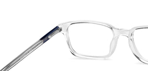 Transparent Rectangle Full Rim Unisex Eyeglasses by Vincent Chase-149190