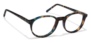Tortoise Round Full Rim Unisex Eyeglasses by Vincent Chase VC-120355