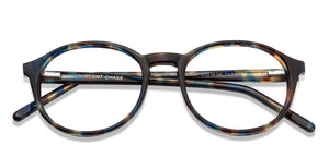 Tortoise Round Full Rim Unisex Eyeglasses by Vincent Chase VC-120355