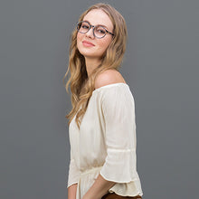 Load image into Gallery viewer, Tortoise Round Full Rim Unisex Eyeglasses by Vincent Chase VC-120355
