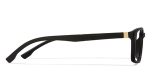 Black Rectangle Full Rim Unisex Eyeglasses by Lenskart Air Online-121126