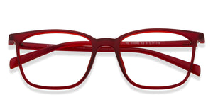 Red Wayfarer Full Rim Unisex Eyeglasses by Lenskart Air Online-121134