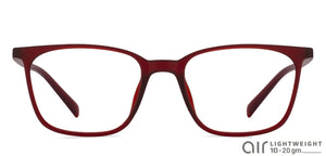 Red Wayfarer Full Rim Unisex Eyeglasses by Lenskart Air Online-121134